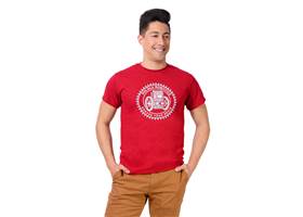 Cardinal red Balboa T-Shirt. (1)