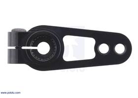 Power HD SR8 Aluminum 25T Servo Horn, bottom view.