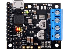 Jrk G2 18v19 or 24v13 USB Motor Controller with included terminal blocks and headers soldered.