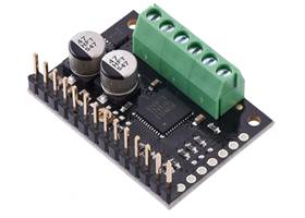 TB67S2x9FTG Stepper Motor Driver Carrier with included headers and terminal blocks soldered.