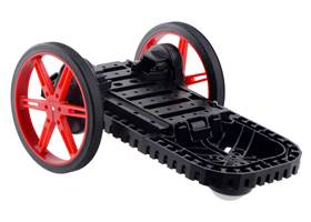 Balboa Chassis with Stability Conversion Kit and 80×10mm Pololu Wheels.