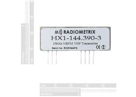 HX1 - VHF Narrow Band FM APRS Transmitter  (144.39Mhz - NA) (2)