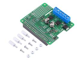Dual TB9051FTG Motor Driver for Raspberry Pi (assembled version) with included hardware.