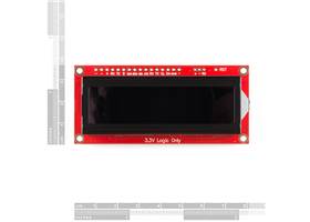 SparkFun 16x2 SerLCD - RGB on Black 3.3V (3)