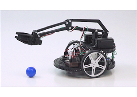 Picking up a 1″-diameter ball with the Romi arm.