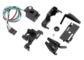 Contents of the Micro Gripper Kit with Position Feedback Servo.