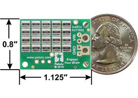 Bottom view  with dimensions of Shunt Regulator: 13.2V, 1.50Ω, 15W.
