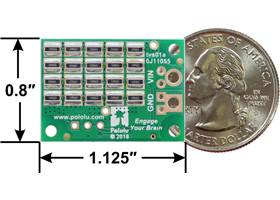 Bottom view  with dimensions of Shunt Regulator: 26.4V, 2.80Ω, 15W.