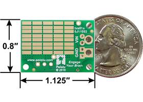 Bottom view  with dimensions of the 3W and 9W Shunt Regulators.