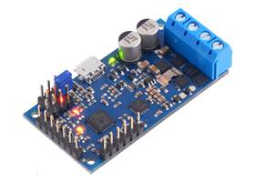 High-power Simple Motor Controller 24v12 with connectors soldered.