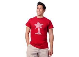 Cardinal red Pololu circuit logo T-shirt. (1)