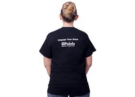 Black Pololu circuit logo T-shirt. (2) (2)