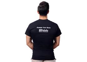 Black Pololu circuit logo T-shirt. (3) (3)