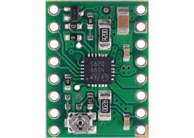 STSPIN820 Stepper Motor Driver Carrier (top view).