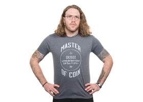 Master of Coin Shirt - Small (Gray)