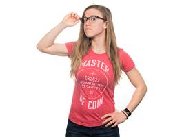 Master of Coin Women's Shirt - XL (Red)