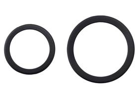 Silicone Tire for 60x8mm/70x8mm (left) and 80x10mm/90x10mm (right) Pololu Wheels. (1)