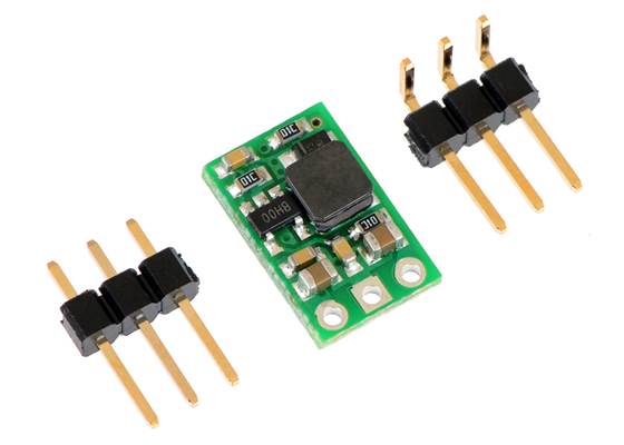 Pololu step-up voltage regulator U3V12Fx with included hardware