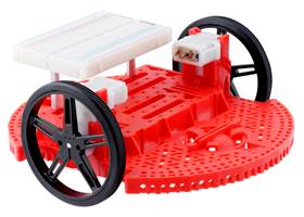 Pololu 400-Point Breadboard with Mounting Holes mounted on a Romi Chassis. (1)