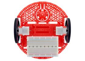 Pololu 400-Point Breadboard with Mounting Holes mounted on a Romi Chassis. (2) (2)
