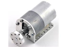37D&nbsp;mm gearmotor (without encoder) with L-bracket and 6mm universal mounting hub. (2) (2)
