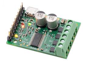 Tic 36v4 USB Multi-Interface High-Power Stepper Motor Controller (Connectors Soldered).