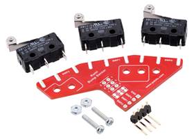 Bumper Switch Kit for Romi/TI-RSLK MAX (Not Soldered, Can Be Assembled for Left or Right Side).