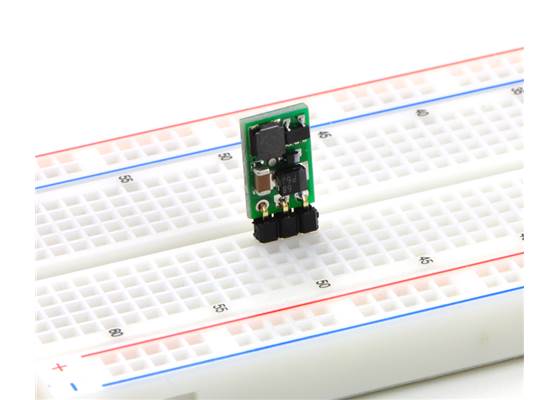 Pololu step-up voltage regulator NCP1402 in a breadboard (1)