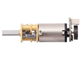 Magnetic Encoder with Top-Entry Connector assembled on a Micro Metal Gearmotor with Extended Motor Shaft. (1)