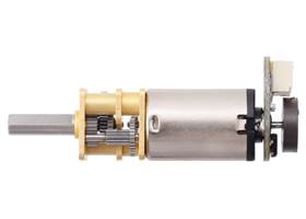 Magnetic Encoder with Side-Entry Connector assembled on a Micro Metal Gearmotor with Extended Motor Shaft. (1)