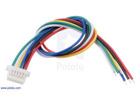 6-Pin Female JST SH-Style Cable 12cm.