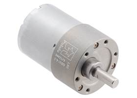 6.3:1 Metal Gearmotor 37Dx50L mm 12V (Helical Pinion).