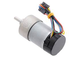 10:1 Metal Gearmotor 37Dx65L mm 12V with 64 CPR Encoder (Helical Pinion). (2) (2)