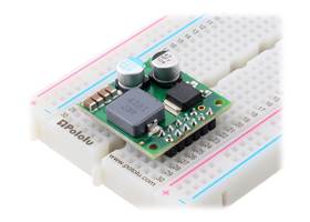 Step-Down Voltage Regulator D36V50Fx, assembled on breadboard.