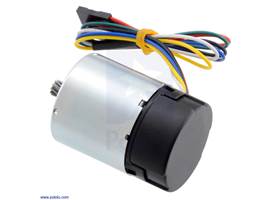 Motor with 64 CPR Encoder for 37D mm Metal Gearmotors (No Gearbox, Helical Pinion). (2) (2)