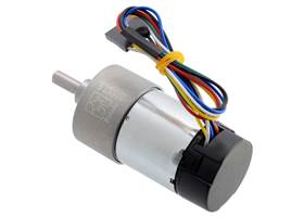 19:1 Metal Gearmotor 37Dx68L mm with 64 CPR Encoder (Helical Pinion). (2) (2)