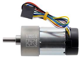 30:1 Metal Gearmotor 37Dx68L mm with 64 CPR Encoder (Helical Pinion). (1)