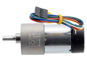 131:1 Metal Gearmotor 37Dx73L mm with 64 CPR Encoder (Helical Pinion). (1)