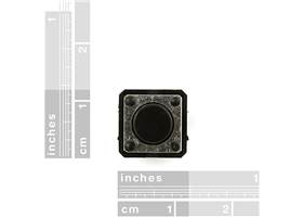 Momentary Pushbutton Switch - 12mm Square (2)