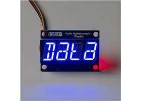 Qwiic Alphanumeric Display - Blue