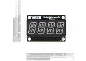Qwiic Alphanumeric Display - Blue (3)