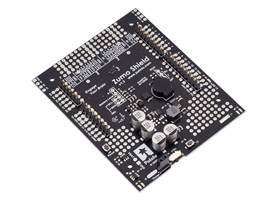 Zumo Shield for Arduino, v1.3, with included through-hole components installed.