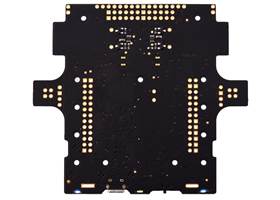 Zumo 32U4 robot main board v1.1, bottom view.