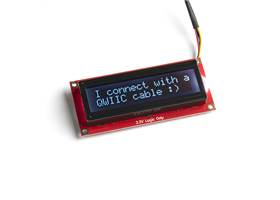 SparkFun 16x2 SerLCD - RGB Text (Qwiic)