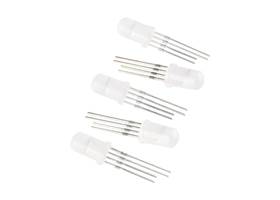 LED - RGB Addressable, PTH, 5mm Diffused (5 Pack)