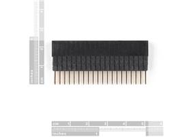 Extended GPIO Female Header - 2x20 Pin (16mm/7.30mm) (2)