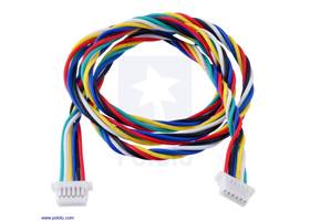 6-Pin Female-Female JST SH-Style Cable 40cm.