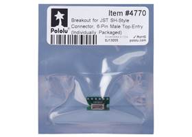Standard packaging for the Breakout for JST SH-Style Connector, 6-Pin Male Top-Entry (Individually Packaged).