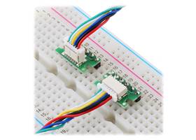 Top-Entry and Side-Entry Breakout Boards for JST SH-Style Connectors, 6-Pin Male. (1)