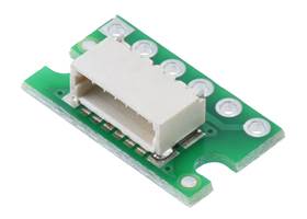 Breakout for JST SH-Style Connector, 6-Pin Male Side-Entry.